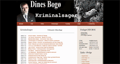 Desktop Screenshot of kriminalsager.dk